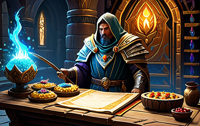 뮤 모나크 보스 몬스터 공략 - **Prompt 1: Pattern Recognition & Anticipation**
    "A cinematic, high-fantasy shot inside a crumbl...