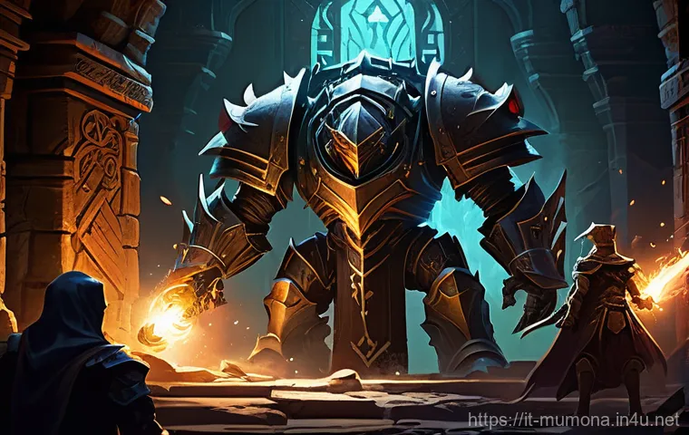 뮤 모나크 초반 성장 팁 - **Prompt:** A dynamic scene of a female Elf archer engaged in efficient combat within a mystical, mo...