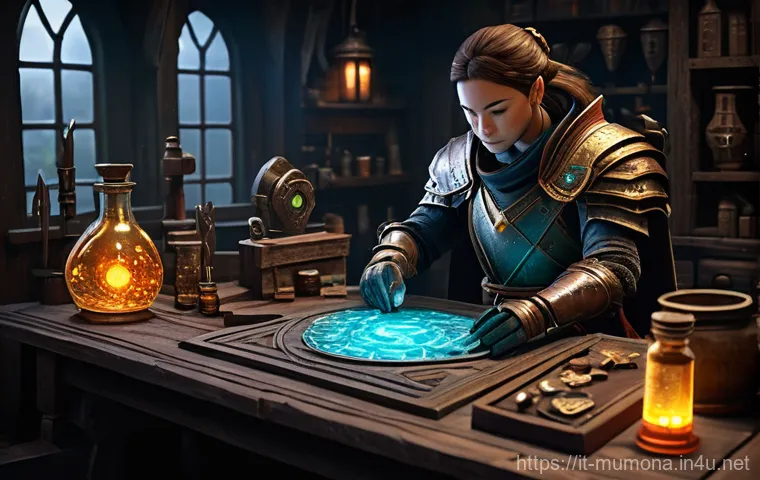 뮤 모나크 PvE와 PvP 비교 - **Two skilled players engage in a dynamic, high-stakes arena duel.** One player, a nimble rogue in d...