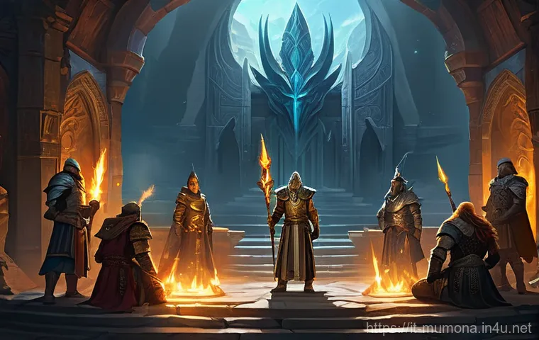 뮤 모나크 클랜 합병 전략 - **Prompt:** A majestic scene depicting the formal alliance of two powerful fantasy guilds. In the fo...