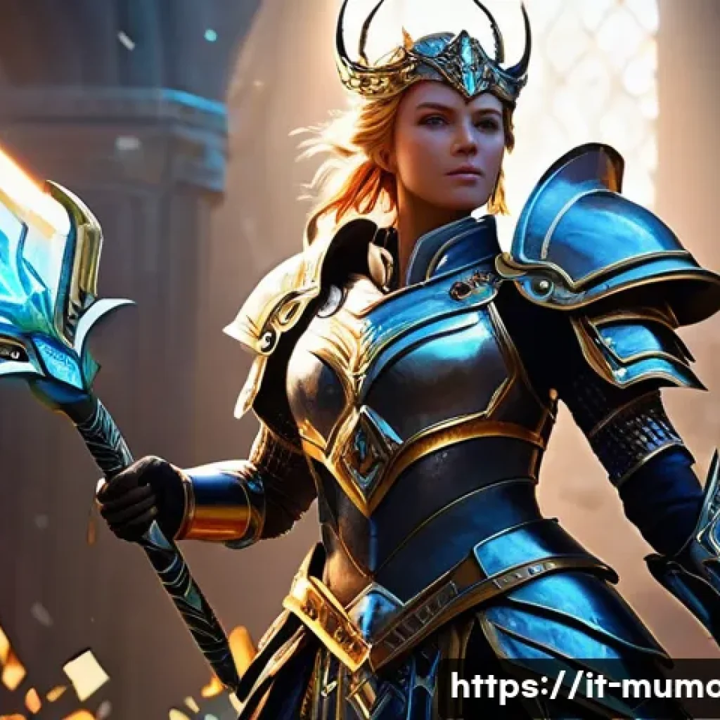 뮤 모나크 PVP 보상 - **Prompt 1: Triumphant Arena Champion**
    "A formidable female warrior from MU Monarch stands in a...