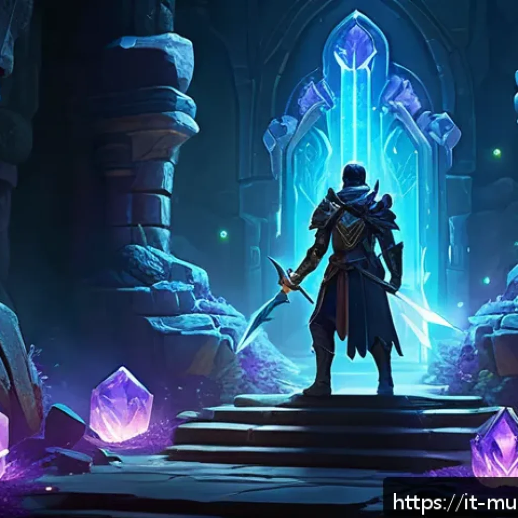 뮤 모나크 전직 필요 재료 - A fantasy-themed detailed game interface showing a player character collecting glowing Energy Crysta...